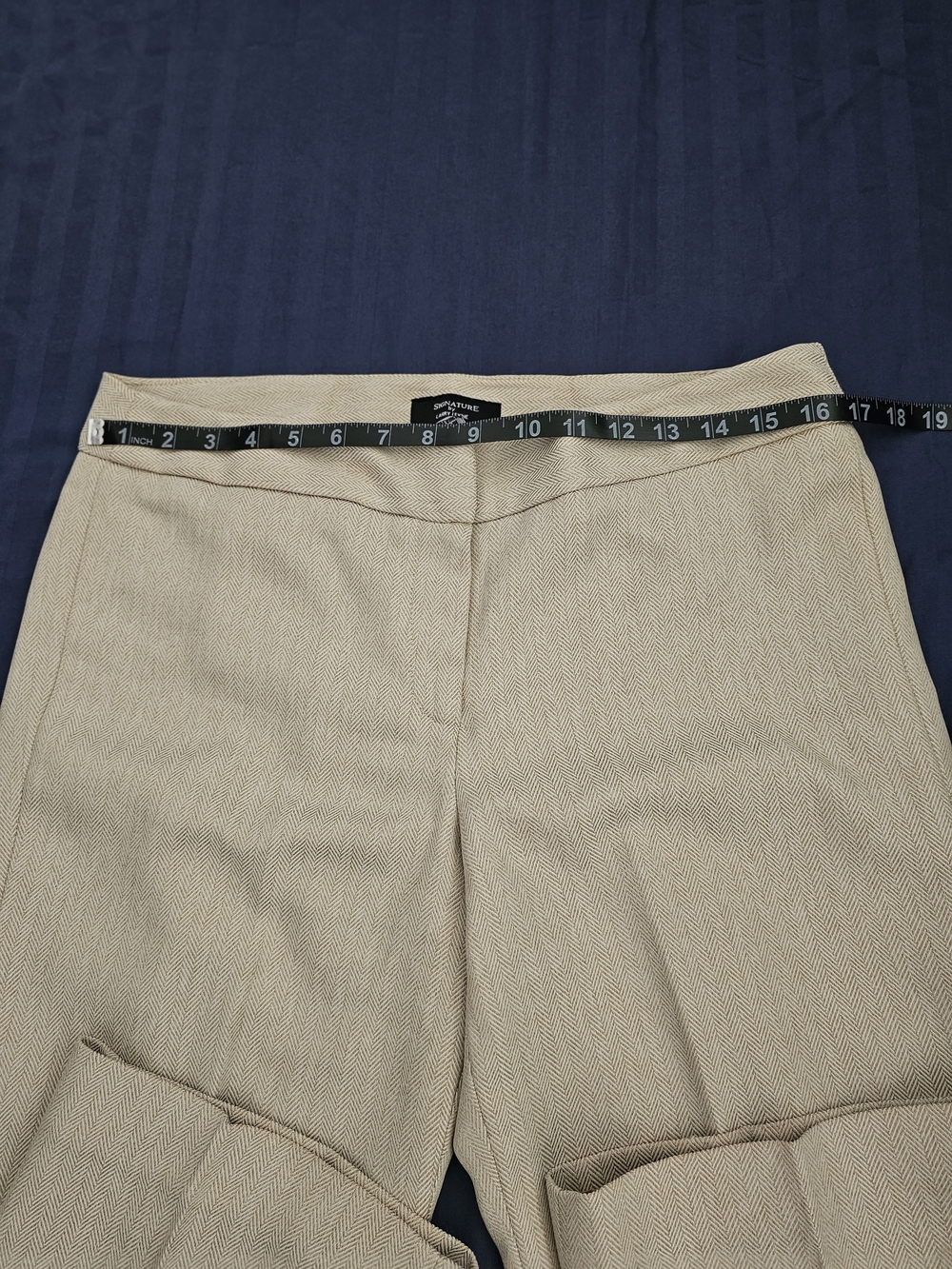 VINTAGE (Y2K) Exellent.  Signature By Larry Levine Wms 2 Pcs Pants Suit SIZE 8. - Picture 11 of 16